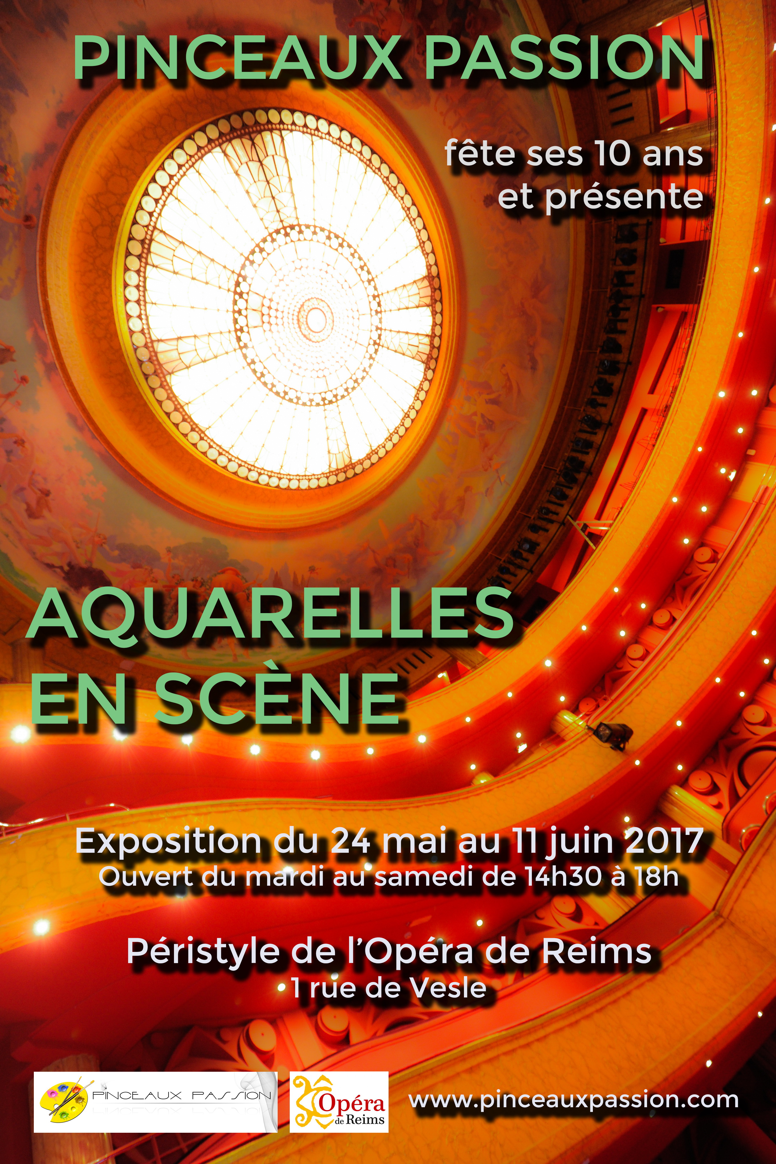 Exposition à l'opéra de Reims